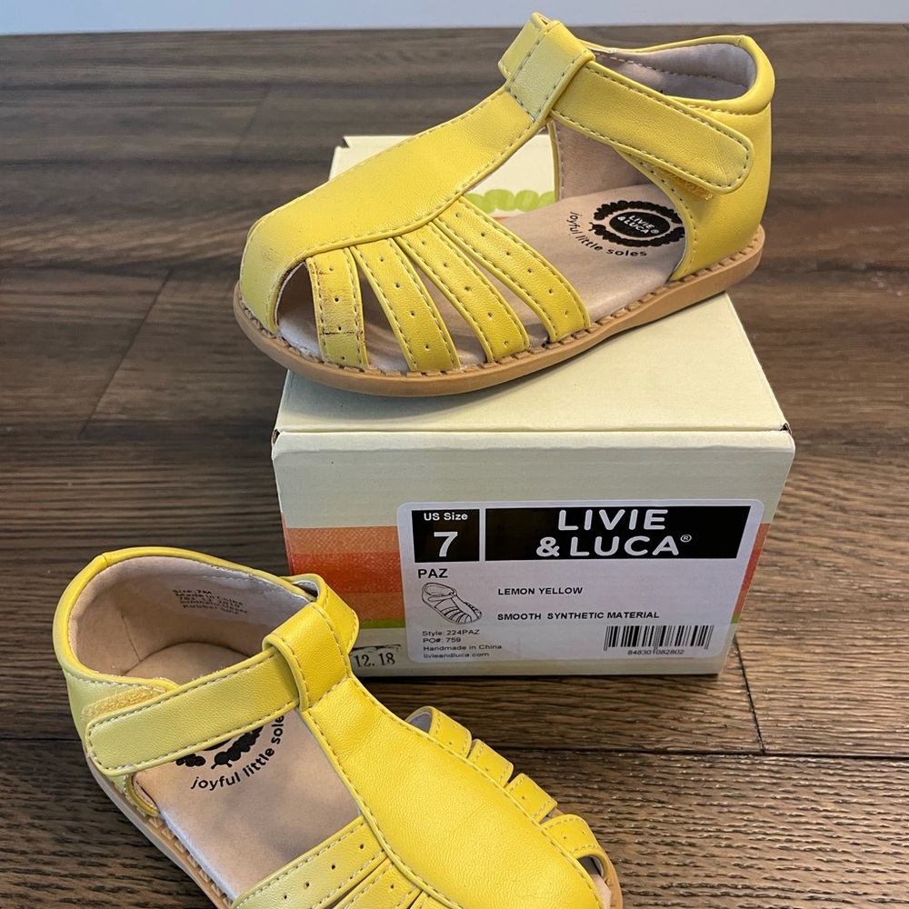 Livie & Luca Yellow Sandals